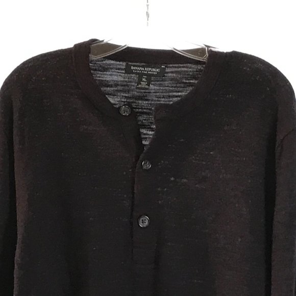 XL Banana Republic Merino Wool Striped Sweater - Picture 3 of 3